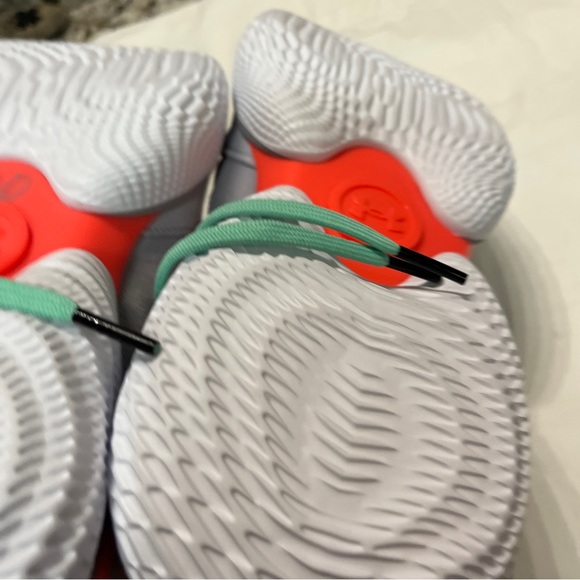 Under Armour Curry Flow Cozy Grey Green Basketball Shoes - Picture 7 of 7